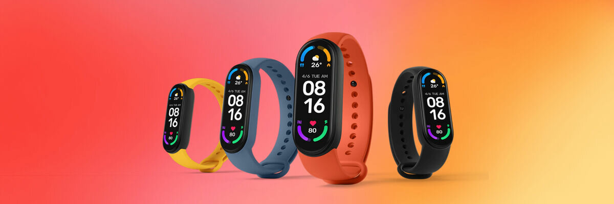 Smartband Xiaomi Mi Band 6 w wielu wersjach kolorystycznych