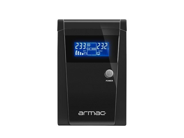 Zasilacz awaryjny UPS Armac Office 1500E LCD O/1500E/LCD widok od przodu