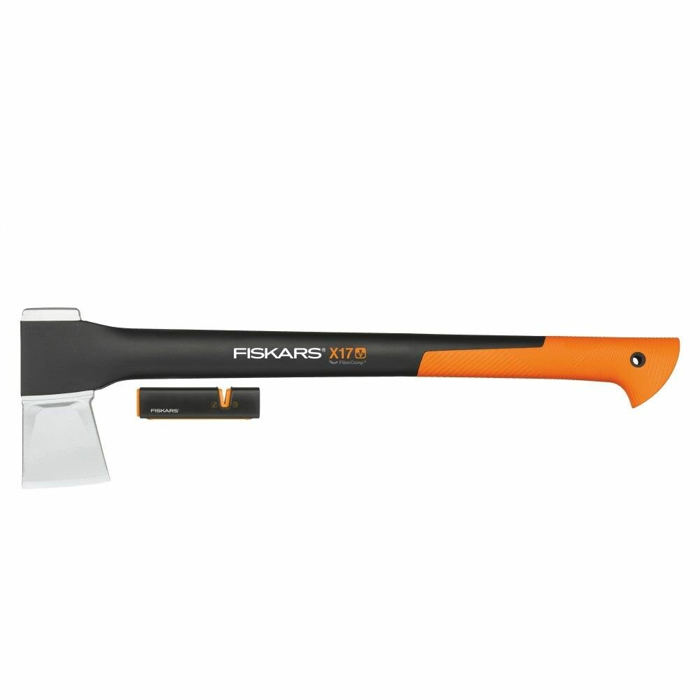 Zestaw Fiskars siekiera X-series X17 + ostrzałka Xsharp siekiera i ostrzałka