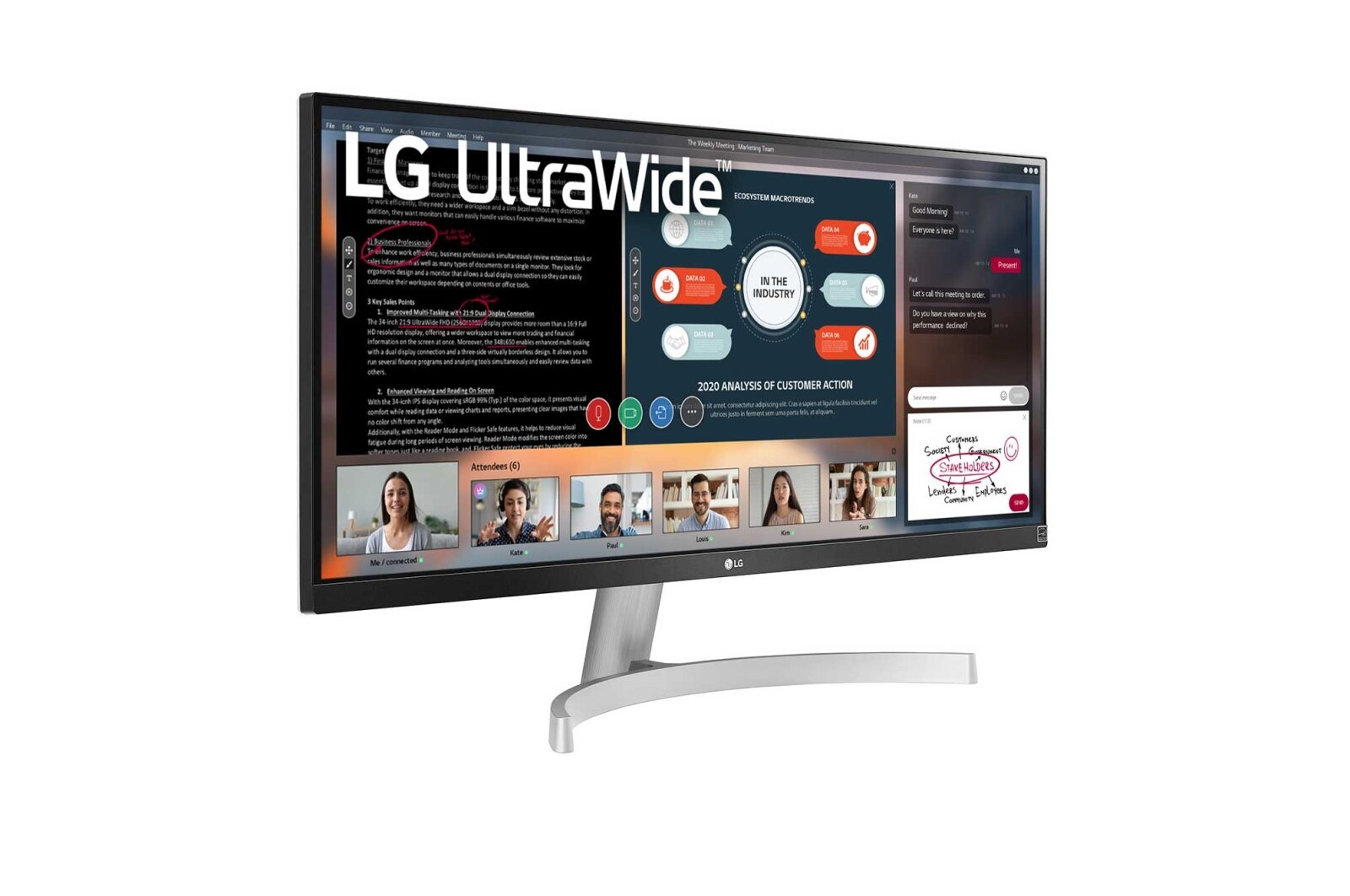 29 монитор lg 29wn600 w обзор