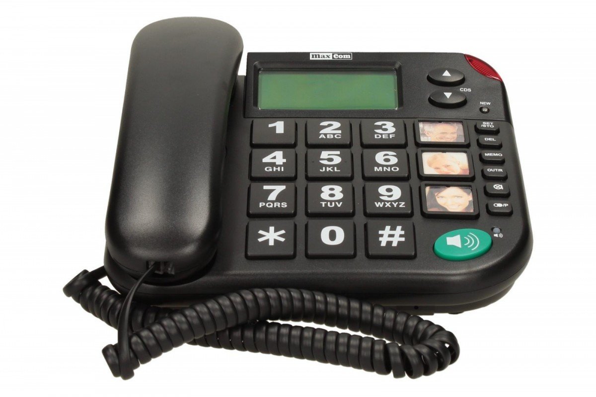 Maxcom Kxt480 Bb Telefon Przewodowy Czarny Vobispl 3021