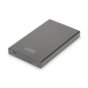 Obudowa DIGITUS USB 3.1 Typ C (Gen.2) na dysk SSD/HDD 2.5" SATA III, 9.5/7.0mm, alu.