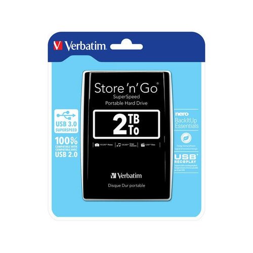 Verbatim USB HDD 2TB 2,5' Black store'n'go  USB 3.0
