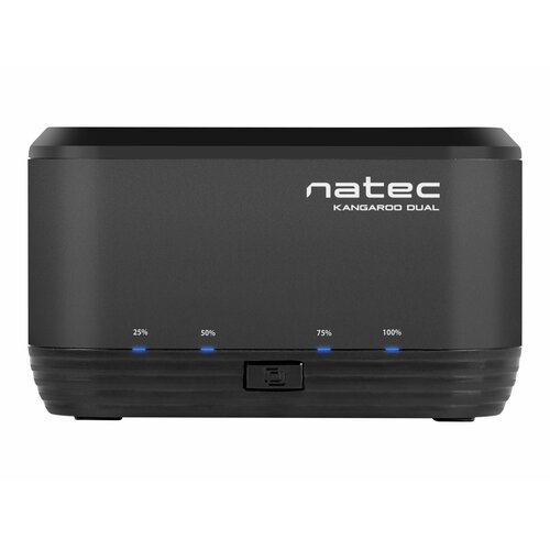 Stacja dokująca HDD/SSD Natec Kangaroo Dual SATA 2.5" + 3.5" USB 3.0 + zasilacz