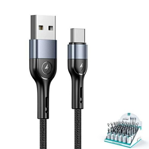 Kabel USAMS U55 USB do USB-C Czarny