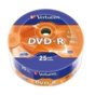 Verbatim DVD-R 16x 4.7GB 25P SP Matt Silver Wrap 43808