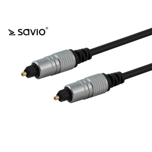 Przewód optyczny SAVIO CLS-07 Toslink, 0,5m, OD5.0mm
