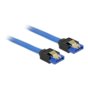 Delock Kabel SATA 6Gb/s 70cm (metalowe zatrzaski) niebieski