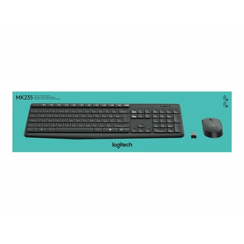 Logitech MK235 Bezprzewodowa klawiatura CZ    920-007933