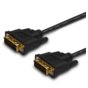 Kabel DVI DM – DVI DM 24+1 Dual link SAVIO CL-31 1,8m Czarny