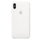 Apple Etui silikonowe iPhone XS Max - białe