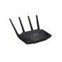 Dwuzakresowy router Wi-Fi ASUS RT-AX58U AX3000 1xWAN 4xLAN 1xUSB3.0 Czarny