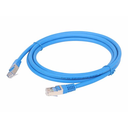 Gembird Patch cord S/FTP Kat6A LSHZ 1m niebieski