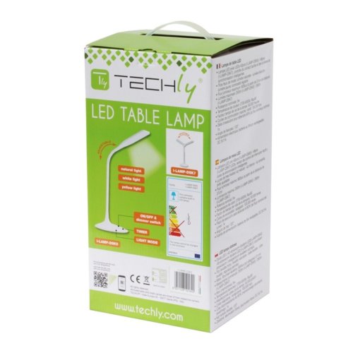 Lampka biurkowa LED Techly, 2 ramiona, 48 diod, bezprzewodowa I-LAMP-DSK7