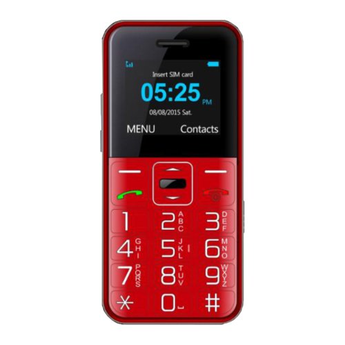 Telefon myPhone Halo EASY Czerwony