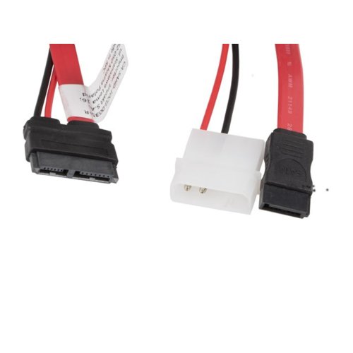 LANBERG Kabel SATA III - Micro SATA + zasilanie Molex dla dysków 1.8''