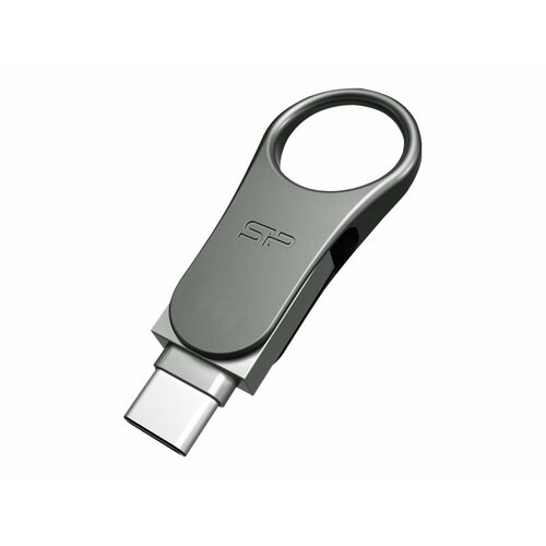 Pendrive Silicon Power C80 32GB USB 3.0 / USB-C + Type C Metal