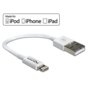 Delock Kabel USB 8pin Apple Lightning 15cm biały