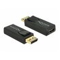 Adapter Delock  Displayport 1.2->HDMI aktywny 4K Czarny