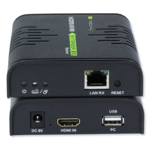Extender HDMI + USB Techly po skrętce Cat.5/5e/6 120m