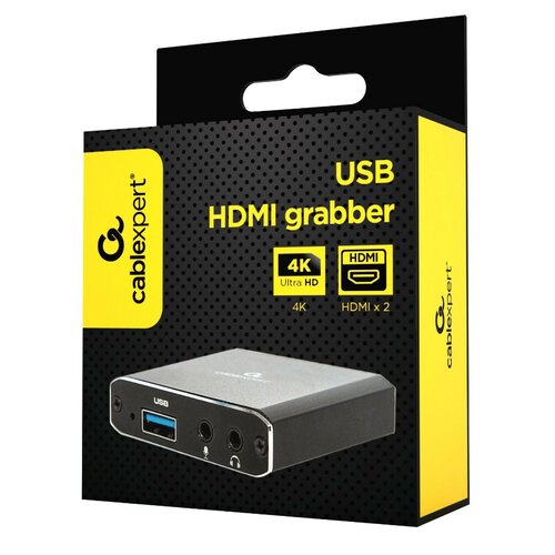 GEMBIRD USB HDMI grabber 4K pass-through