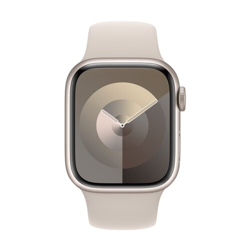 Smartwatch Apple Watch Series 9 GPS aluminium 41 mm S/M księżycowa poświata