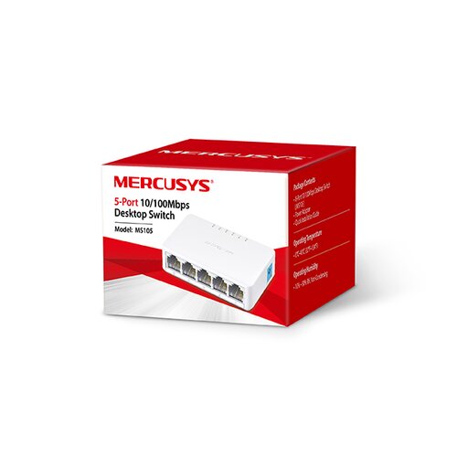Switch Mercusys MS105 Biały