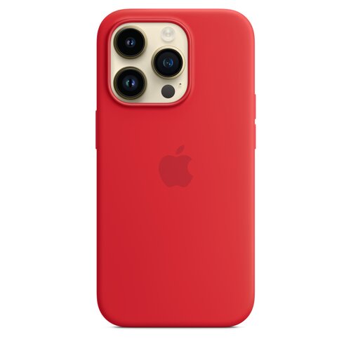 Etui silikonowe Apple MagSafe czerwone na iPhone 14 Pro