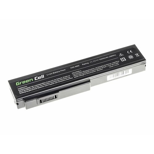 Bateria Green Cell do Asus A32-M50 A32-N61 N43 N53 G50 L50 M50 M60 N61VN 6 cell 11,1V