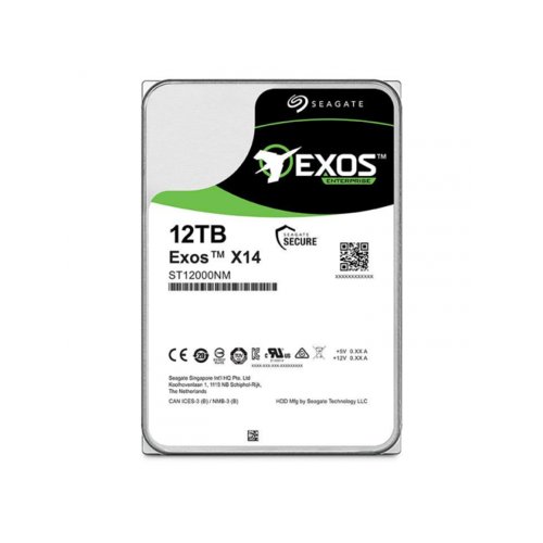 Dysk HDD Seagate Exos X14 SATA 3,5" 12TB