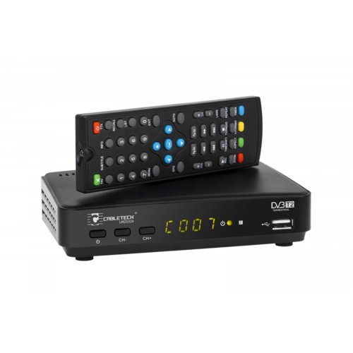 Cabletech Tuner cyfrowy DVB-T2 H.265 HEVC LAN