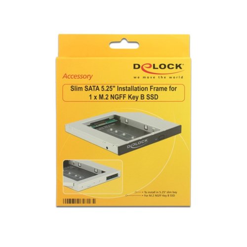 Adapter HDD ramka 5.25" - 1x SSD M.2 13mm Delock