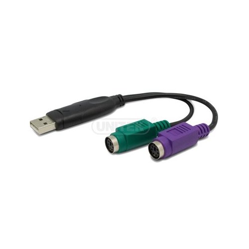 Unitek Adapter USB do 2x PS/2 ; Y-155