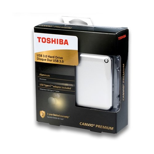 Dysk zewnętrzny Toshiba Canvio Premium 3TB Silver Metallic