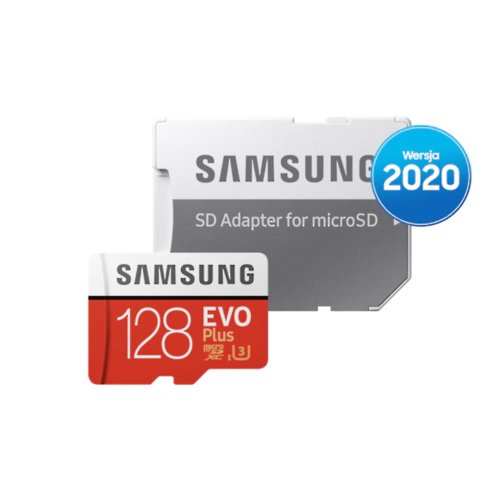 Karta pamięci SAMSUNG EVO Plus (2020) 128GB microSD + Adapter