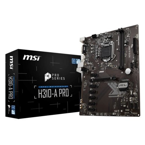 Płyta MSI H310-A PRO/H310/DDR4/SATA3/M.2/USB3.0/PCIe3.0/s.1151/ATX