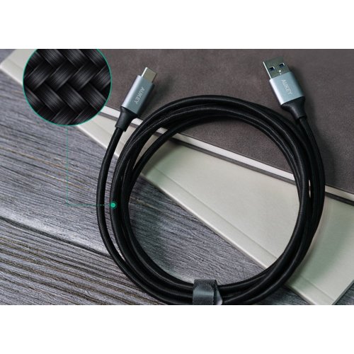 AUKEY CB-CMD2 zestaw 5 szt. szybkich nylonowych kabli Quick Charge USB C-USB 3.0