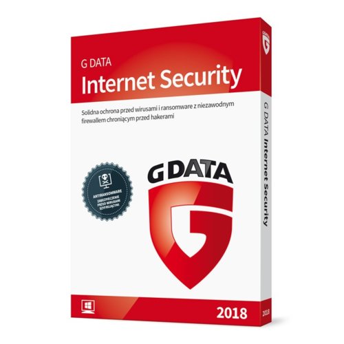 Antywirus G DATA Internet Security 2018 BOX 1PC 12 msc