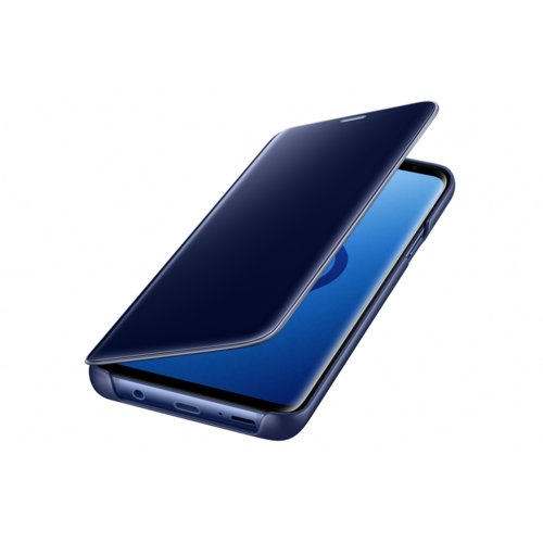 Etui Samsung Clear View Standing Cover do Galaxy S9+ niebieskie
