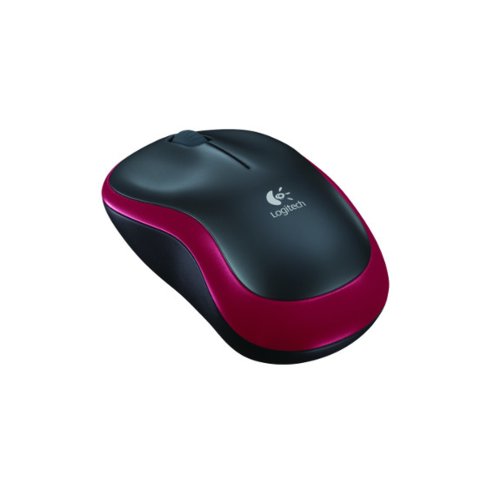 Logitech Mysz Wireless Mouse M185 Red
