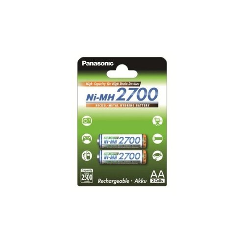 Panasonic AKUMULATORY NI-MH 2ST 2,500 MAH HIGH CAPACITY