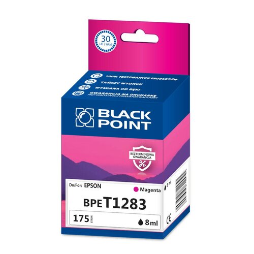 Kartridż atramentowy Black Point BPET1283 magenta