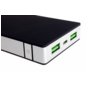 SUNEN PowerNeed - Power Bank 10000mAh, USB 5V, 1 A i 5V, 2.4A, czarno-srebrny