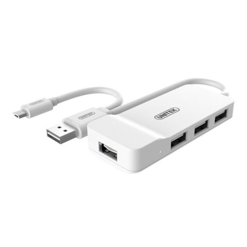 Unitek Hub 4x USB2.0 Z OTG - USB /microUSB; Y-2133