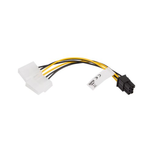 LANBERG Kabel rozdzielacz zasilania 2xHDD - 6Pin BTX/PSU