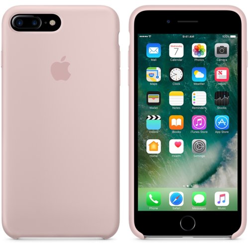 Apple iPhone 7 Plus Silicone Case - Pink Sand