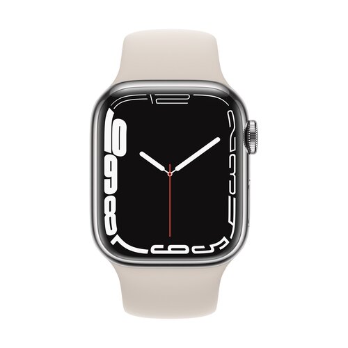 Smartwatch Apple Watch Series 7 GPS + Cellular 41 mm Księżycowa poświata