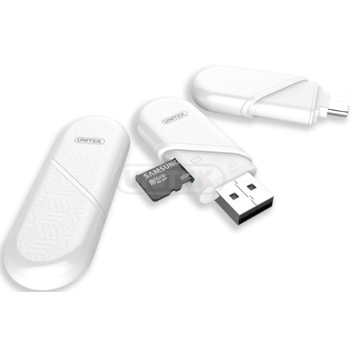 Czytnik kart microSD USB/USB TYP-C Unitek, Y-9323