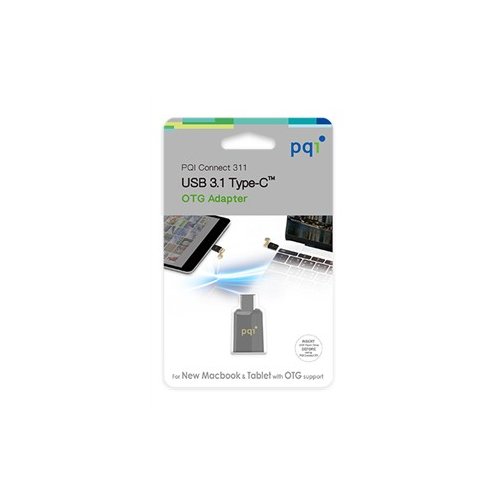 Adapter OTG PQI Connect 311 czarny USB Typ-C