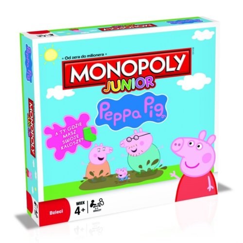 Winning Moves Monopoly Junior Świnka Peppa